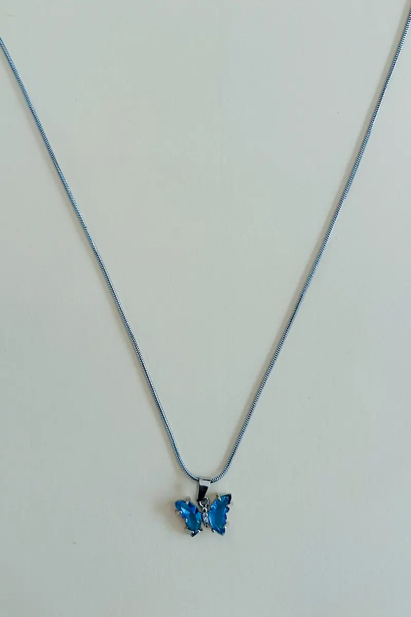 Blue Wings Darling Necklace