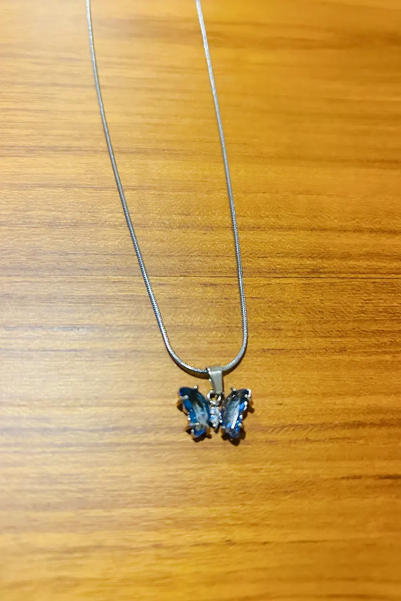 Blue Wings Darling Necklace