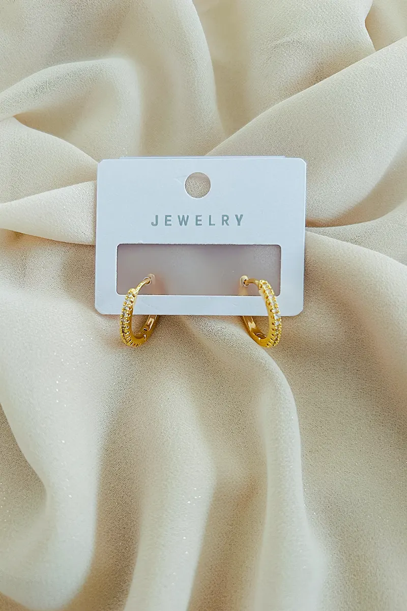 Eclipse Gold Hoops