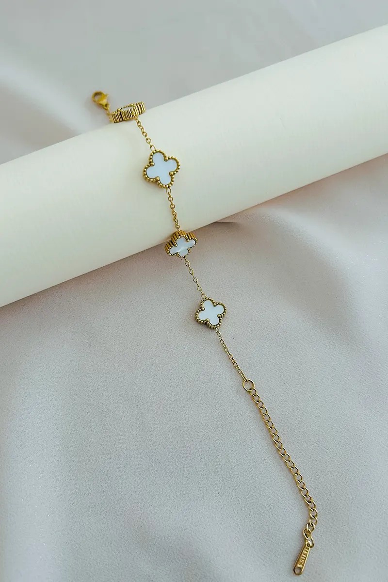 Four Petal Clover Bracelet