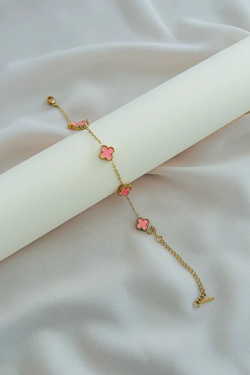 Four Petal Clover Bracelet