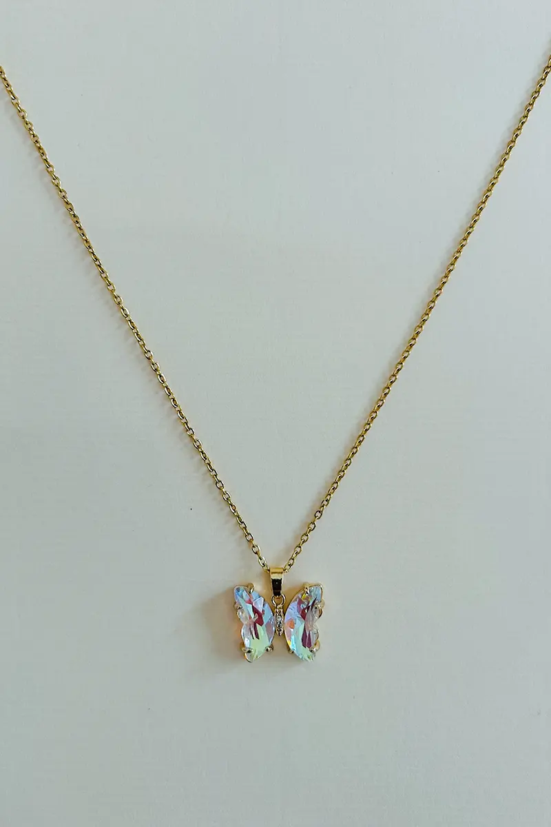Urban Butterfly Statement Necklace