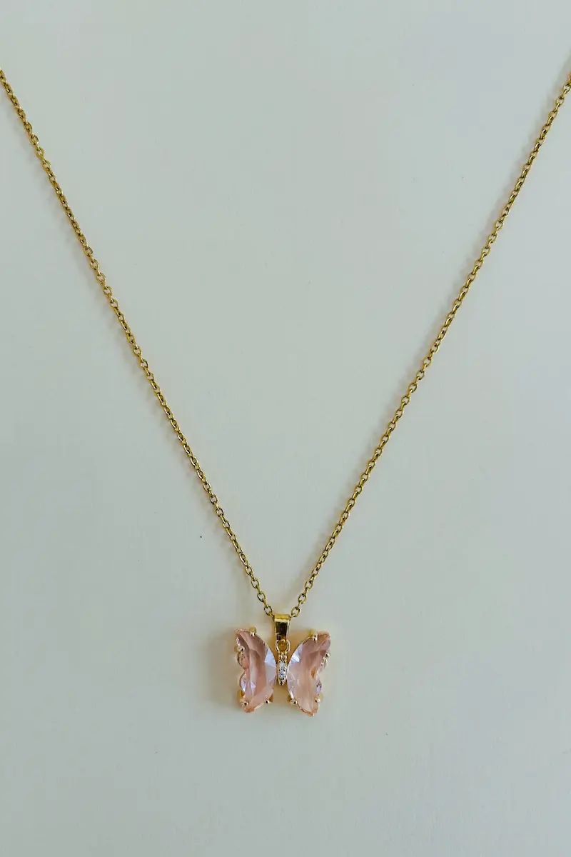 Urban Butterfly Statement Necklace