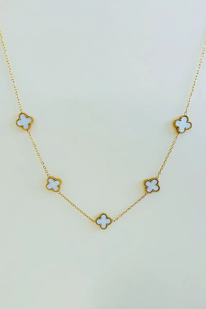White Clover Urban Necklace